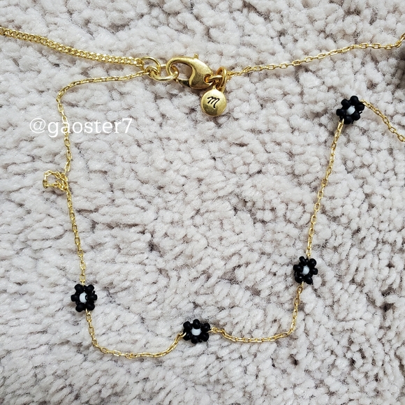 🚫SOLD🚫Madewell Seed Bead Daisy Chain Necklace - Picture 6 of 7